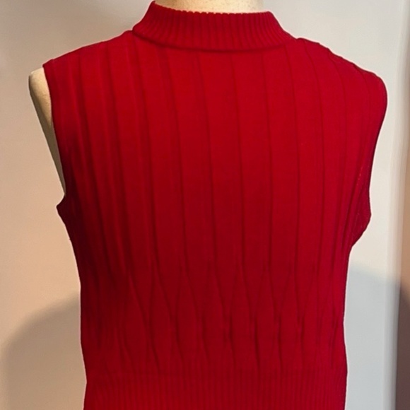 ST. JOHN KNIT RIBBED TOP - Picture 1 of 3